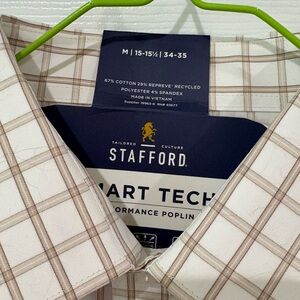 Stafford Smart Tech Plaid Shirt